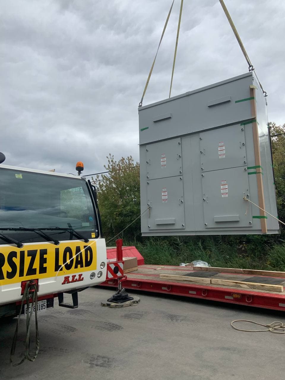 Primary switchgear arrival at Toronto site